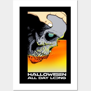 Halloween Skull Posters and Art